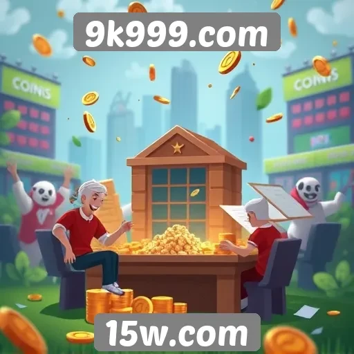 Economia de jogos no site 9k999.com
